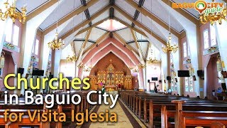 VISITA IGLESIA Churches in Baguio City You Can Visit for the Holy Week  Baguio City Vlog [upl. by Eidoc]