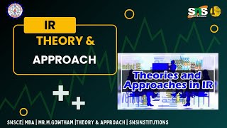 Mr M Gowtham  MBA  Theory and Approaches in IR  SNS Institutions [upl. by Weisman]