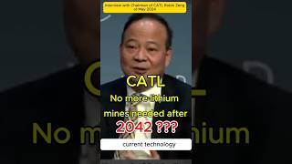 CATL  No more lithium mines needed after 2042  lithiumbattery lithium battery batteries [upl. by Anett519]