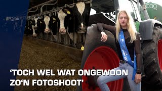 Marit uit Haren vertegenwoordigt Groningen in de jaarlijkse Boerinnenkalender [upl. by Patnode]