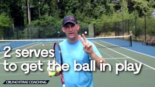 Tennis Tips Rules of Serving [upl. by Dowell]