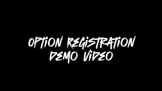 Option Registration Demo video for mca admission through lbs entrance exam [upl. by Wenz430]