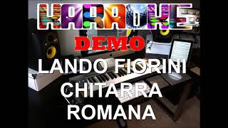 CHITARRA ROMANA Karaoke [upl. by Salokin497]