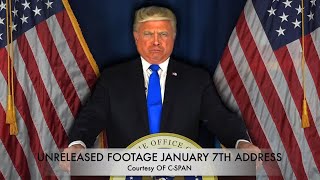 Never Before Seen Trump Jan 7 Speech Outtakes [upl. by Notwal]