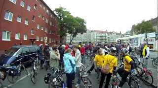 ADFCFahrradsternfahrt in Berlin 2012 mit Liegerad HD [upl. by Tal]