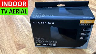 Vivanco Full HD Indoor Antenna  Vivanco Full HD Indoor TV Aerial Setup and Opinion [upl. by Madelle]