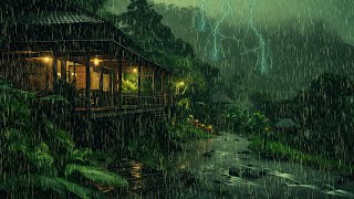 Soothing Rain amp Thunder Your Secret to a Good Nights Sleep  ASMR Rain Sound Studio [upl. by Newra]