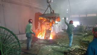 Induction Furnace Operation Live [upl. by Nowahs]