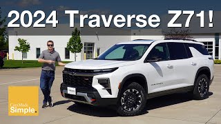 2024 Chevy Traverse Z71 AWD  Most Capable Midsize SUV [upl. by Ylrehc]