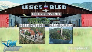 MSFS2020  LJBL  Lesce Bled Slovenia  FREE SCENERY release trailer [upl. by Strawn]