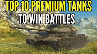 The TOP 10 premium tanks in Blitz To WIN [upl. by Flore]