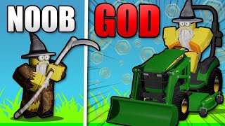 I became a GOD in Mowing SimulatorROBLOX [upl. by Arihday]