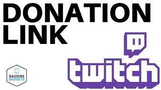 How To Add A Donation Link To Your Twitch Channel  Twitch Tutorial [upl. by Nivan]