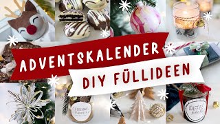 Adventskalender günstig selbst befüllen und selber machen 24 selbstgemachte DIY Ideen  TRYTRYTRY [upl. by Eloken651]