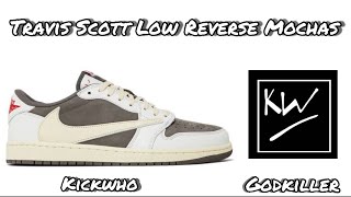 Kickwho’s Godkiller Travis Scott Air Jordan 1 Low “Reverse Mochas” [upl. by Malha]