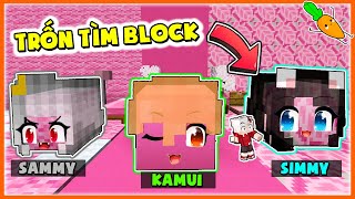 Kamui Và Hero Team Thử Thách TRỐN TÌM BLOCK TOÀN MÀU HỒNG Trong Minecraft [upl. by Anaya]