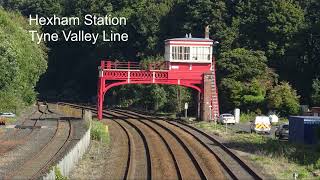 Hexham Railway Station Tyne Valley Line Northumberland [upl. by Aziza]