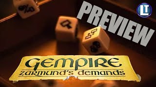 Get A First Look At The Gempire Zarmunds Demands Board Game on Kickstarter [upl. by Keffer66]