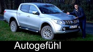 Mitsubishi L200 FULL REVIEW test driven allnew 2016 Triton Series 5 neuer Pickup onroad offroad [upl. by Anema]