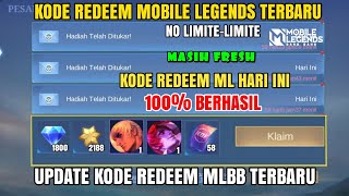 UPDATE HARI INI KODE REDEEM ML TERBARU KODE REDEEM MOBILE LEGEND CODE REDEEM ML HARI INI MLBB NEW [upl. by Hairam]