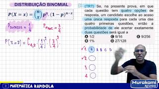 DISTRIBUIÇÃO BINOMIAL DE PROBABILIDADE 02  INTRODUÇÃO À ESTATISTICA [upl. by Dyraj897]