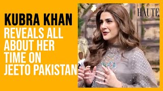 Kubra Khans Jeeto Pakistan Experience  Fahad Mustafa  Kubra Khan Interview  Something Haute [upl. by Eniarda]