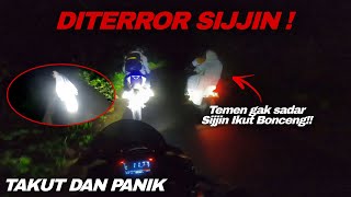 Terror Sijjin Temen gak Sadar Sijjin Ikut Bonceng  Indonesia Motovlog Horror [upl. by Toll628]