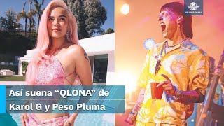 La bichota se vuelve belicona Karol G anuncia colaboración con Peso Pluma [upl. by Nnylyahs]