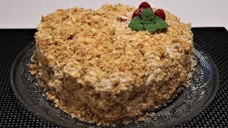 Tort Napoleon  Napoleon Cake  Tort Napoleon DOAR 4 ingrediente Reteta Rapida de tort Napoleon [upl. by Llert668]