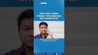 Pelunasan KPR shorts kpr rumahkpr belirumah tips properti kprrumah keuangan finansial [upl. by Mauceri]