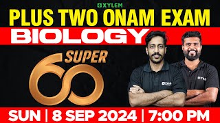 Plus Two Onam Exam  Biology  Super 60  Xylem Plus Two [upl. by Zollie]