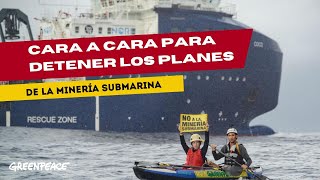 Activistas de Greenpeace actúan para frenar los planes de la minería submarina  Greenpeace México [upl. by Zitvaa507]