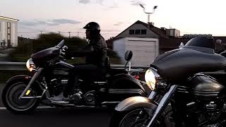 Yamaha roadliner s 2008 and Yamaha stratoliner deluxe 2006 test drive [upl. by Oneil]