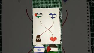 Which country Do You Support satisfying رسم palestine shorts [upl. by Burta]