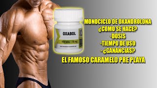 MONOCICLO DE OXANDROLONA  ANAVAR EXPLICACION DETALLADAPOWER G FITNESS [upl. by Philipps]