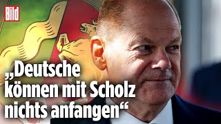 KlatschenKanzler Scholz SPD kassiert historische Pleite  NRWWahl [upl. by Colombi]