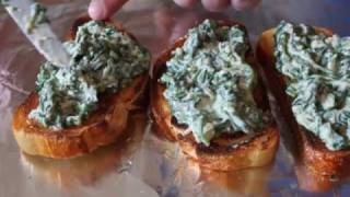 Spinach Toast Recipe  What to do with Leftover Creamed Spinach [upl. by Agarhs]