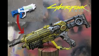 How to Turn a Cheap Toy into a CyberPunk 2077 Gun [upl. by Norehc]