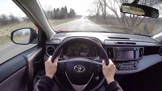 2014 Toyota RAV4 XLE AWD  WR TV POV Test Drive [upl. by Simonne]