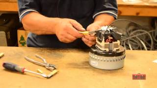 Toms Way How To Service KleenRite VAC MOTOR VMK19 [upl. by Aikat]