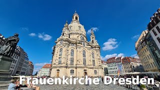 Die Frauenkirche Dresden Monumentalbau Dresdner Neumarkt evangelischlutherische Kirche des Barock [upl. by Shugart]