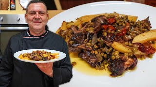 AGNELLO al FORNO CON PATATE E PISELLI  Ricetta per PASQUA [upl. by Ode]