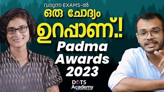 Padma Awards 2023  Highlights  Quick Revision  Important for upcoming exams [upl. by Eiramlirpa]