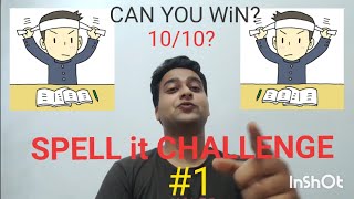 SPELL IT CHALLENGE 1 spellathon learnenglish quiz [upl. by Aleydis]