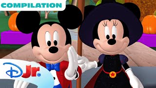 disneyjr Halloween Full Episodes  Mickey Mouse Spidey SuperKitties amp More  2 Hour Compilation [upl. by Llenehc]