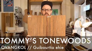 Tommys Tonewoods  OVANGKOL  Guibourtia ehie [upl. by Annahsad740]