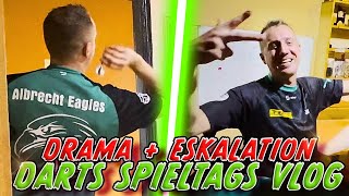 DRAMA SPANNUNG amp PURE ESKALATION 🎯 Auswärtsspiel gegen die Crazy Dart Haie 😱🔥 DARTS SPIELTAGS VLOG [upl. by Ttelracs]