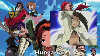 Shaman King American Opening Multilanguage Comparison [upl. by Asetal]