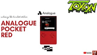 Analogue Pocket Limited Edition Red Unboxing PLAY IT LOUD [upl. by Saretta]