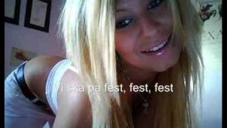 Sommar pojkarna  Vi ska på fest Lyrics [upl. by Markus834]